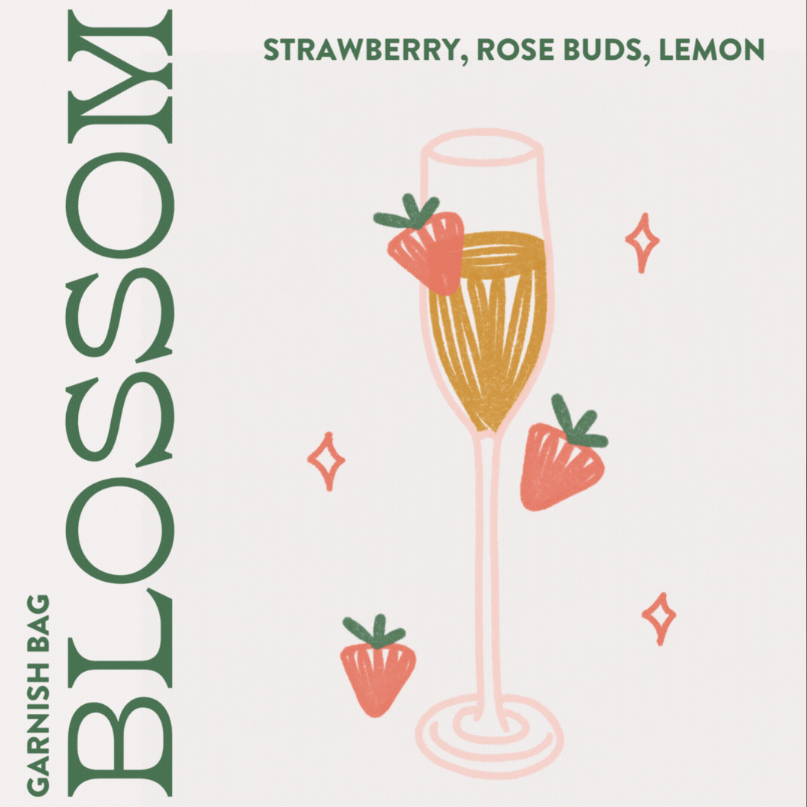 Root Elixirs Blossom Premium Cocktail Garnish Pack