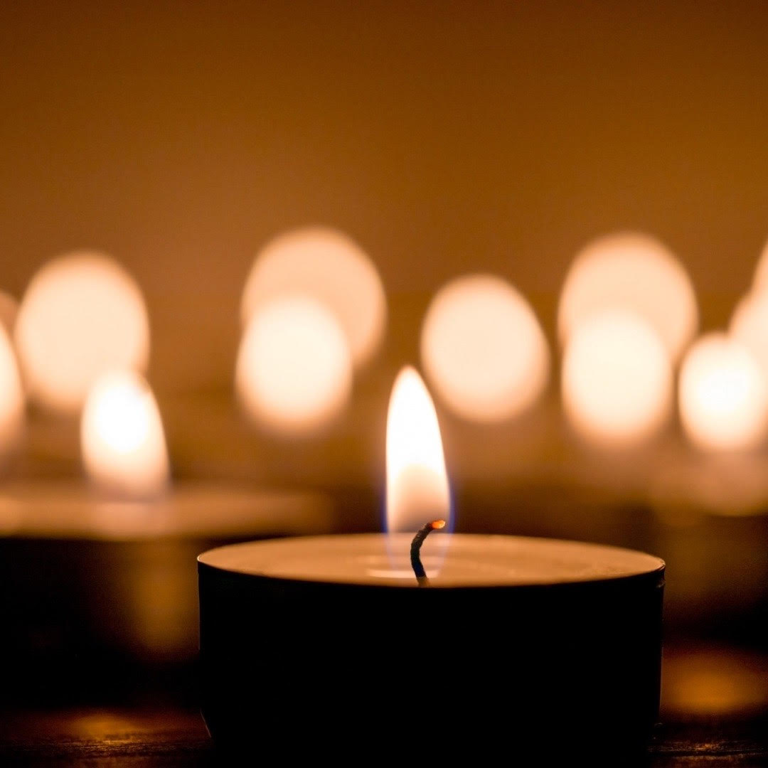 Tiny Black Tin Candles