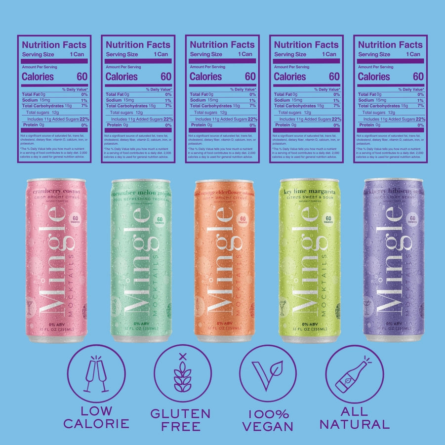 Mingle Mocktails Variety Pack