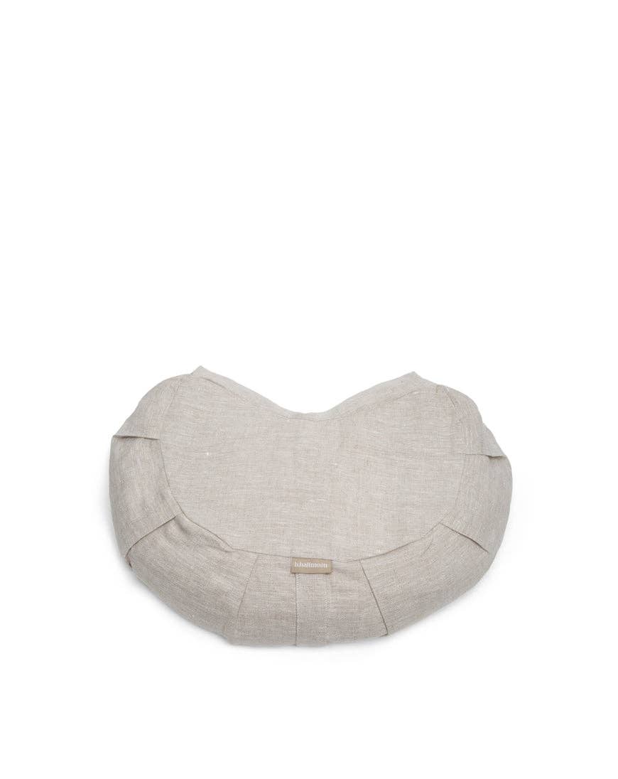 Linen Crescent Meditation Cushion