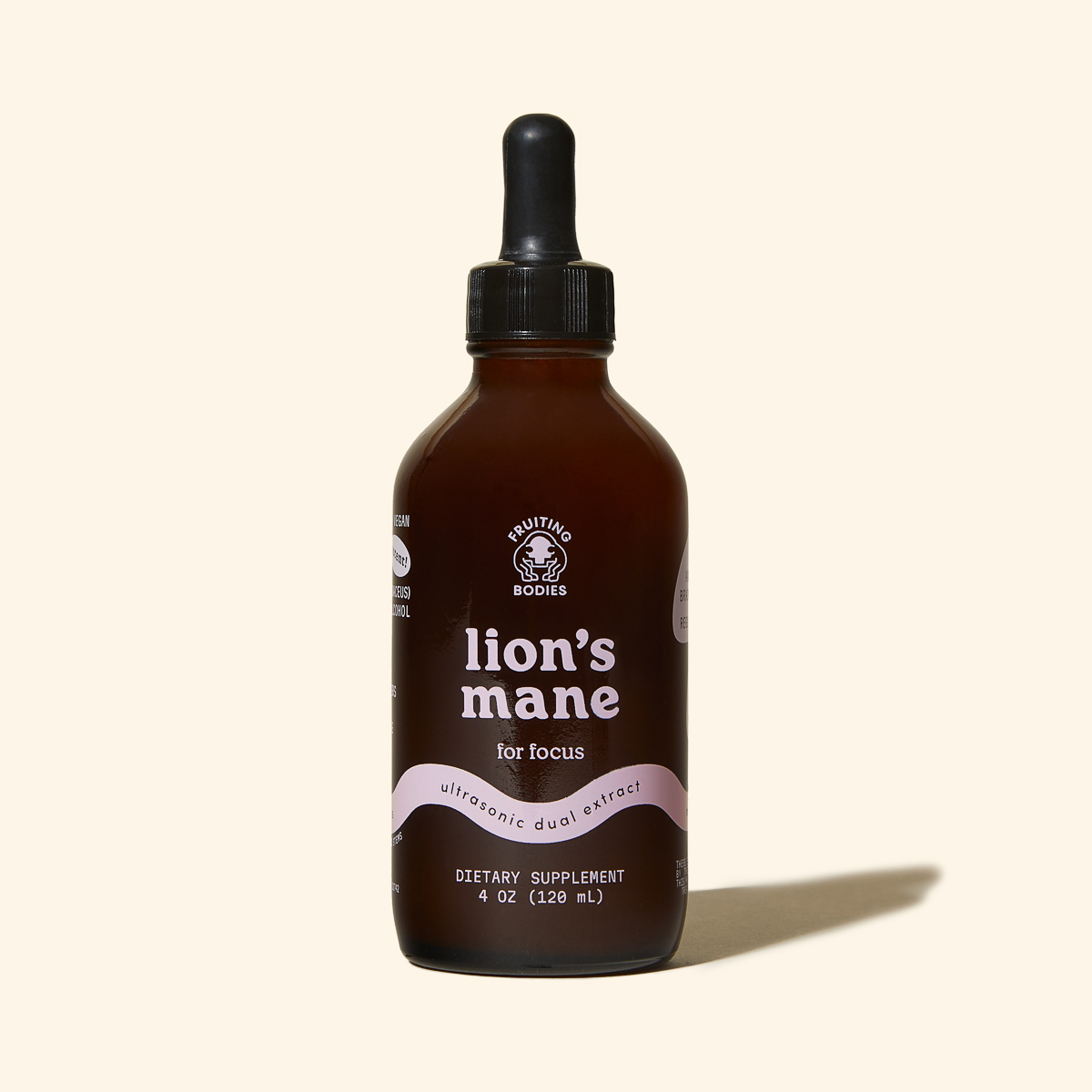 Lion's Mane Dual Extract Tincture - 4oz